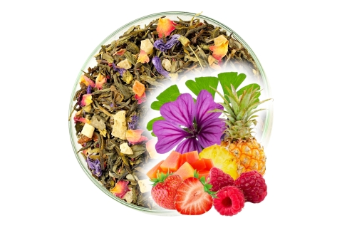 Herbata Biała Snow Buds z Zieloną ANIELSKIE ŁĄKI Naturalny Aromat